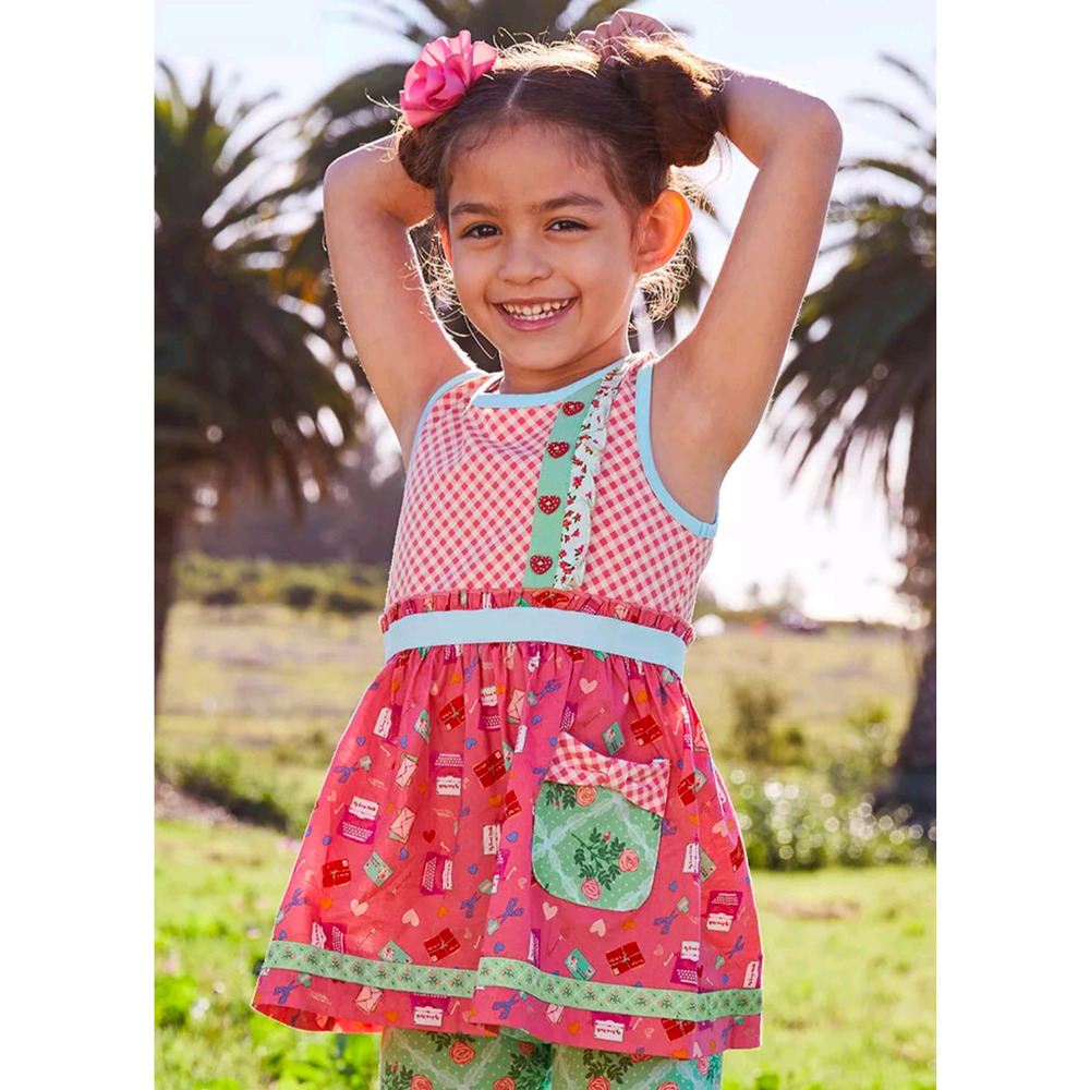 MATILDA JANE toddler girls Sz 2 Brilliant daydream Love Letters Tunic EUC